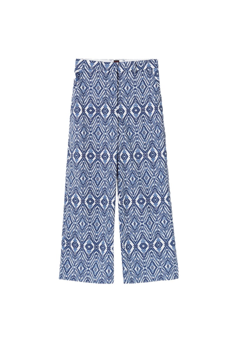 Stefanel Broek blauw Stefanel Broek blauw