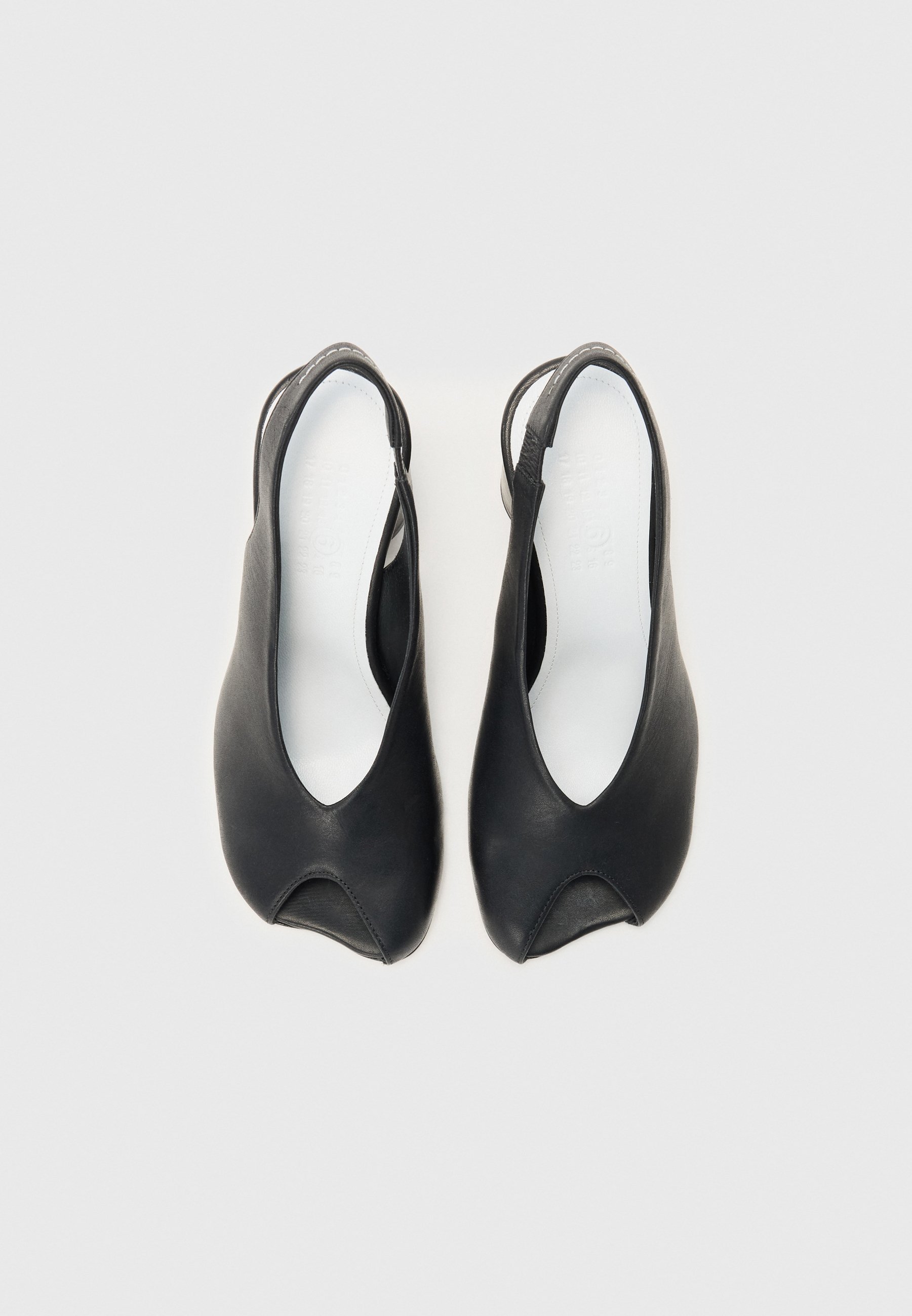 パンプス MM6 Maison Margiela High Heel MM6 Maison Margiela Women's Sling Back Heeled Sandals - Gray