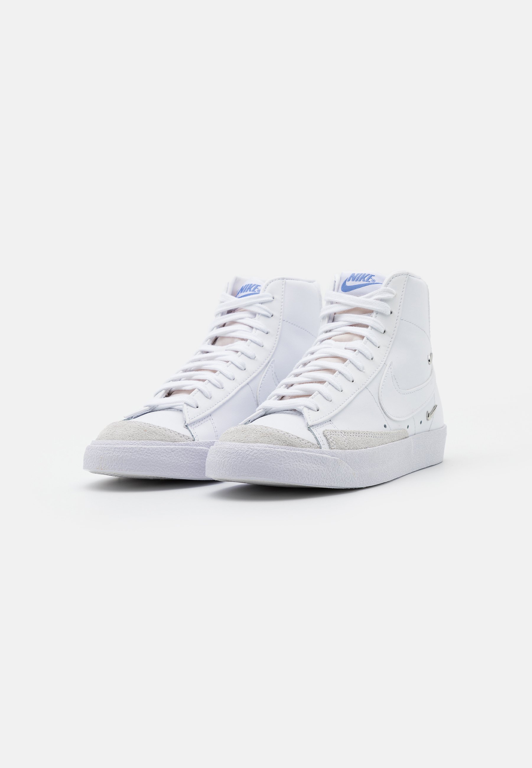 Nike Sportswear BLAZER MID 77 - High-top trainers - white/hyper royal/white  - Zalando.co.uk