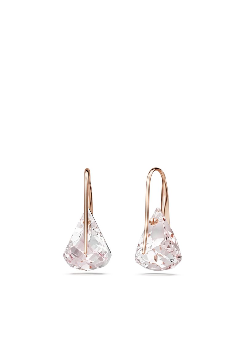 Philip Jones Orecchini Pendenti A Goccia Con Cristalli Zircondia Rosa - Placcati Argento, Ipoallergenici, 27x8,5mm, Con Sacchetto In Velluto - 2