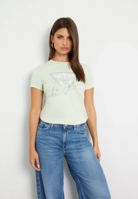 Guess - T-shirt z nadrukiem
