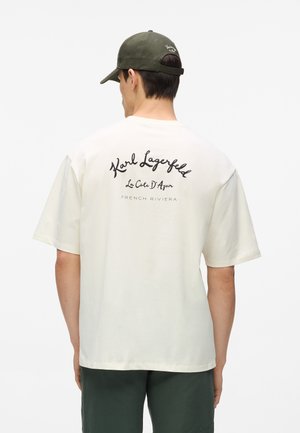 VACANCES - Tričko s potlačou - cannoli cream