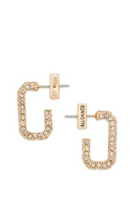 PAVE LINK HUGGIES - Kolczyki