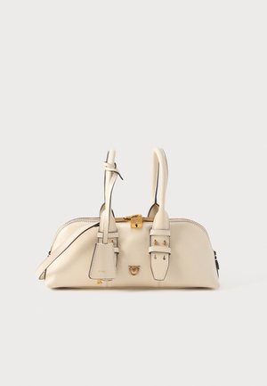 BOWLING BAG BAGUETTE - Ručna torba - bianco seta/antique gold-coloured