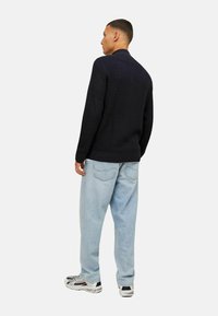 Jack & Jones HYBRID - Chaqueta de punto - dunkelblau