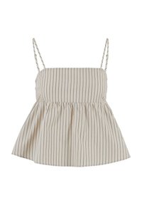 STRIPED CAMI - Top - cloud white