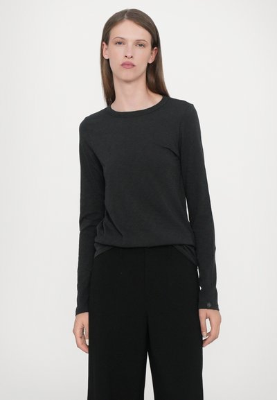rag & bone THE SLUB - Μπλούζα με μακριά μανίκια - black