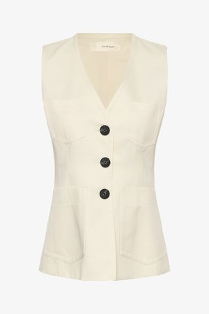 InWear, QUENTAIW WAISTCOAT - Mellény - vanilla