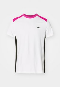 T-shirt de sport - white/black-malva