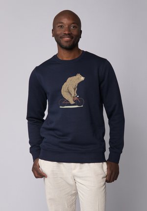 watapparel FAHRRADBÄR - Sweatshirt - french navy