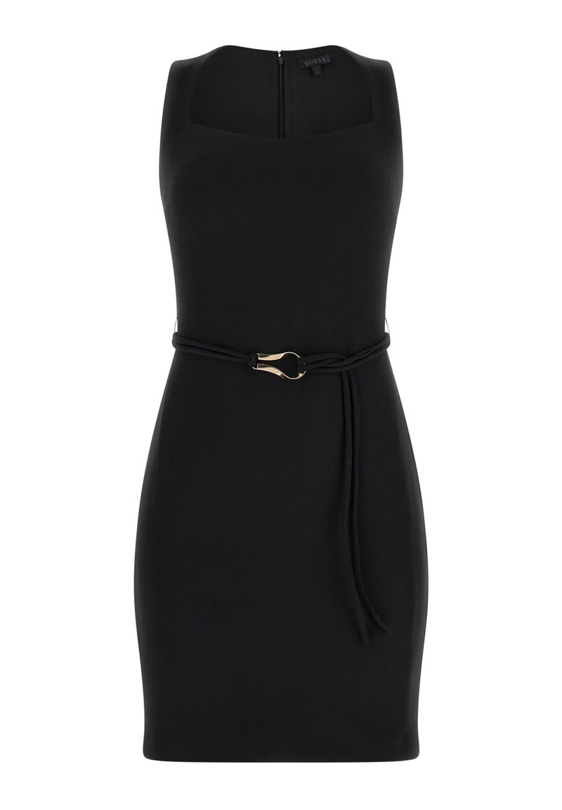 Guess SS - Jersey dress - jet black a/black - Zalando.ie