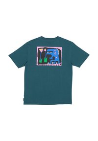 Volcom ARTHUR DINO - T-shirt imprimé - evergreen