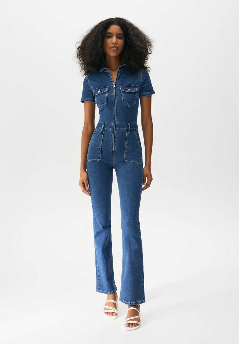 PULL&BEAR Combinaison blue denim/denim bleu ZALANDO.BE