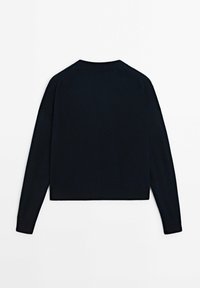 Massimo Dutti Neuletakki - dark blue