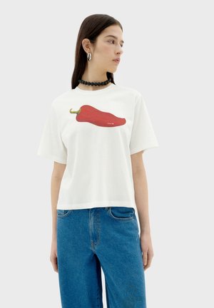 LUCIA - T-shirt imprimé - white