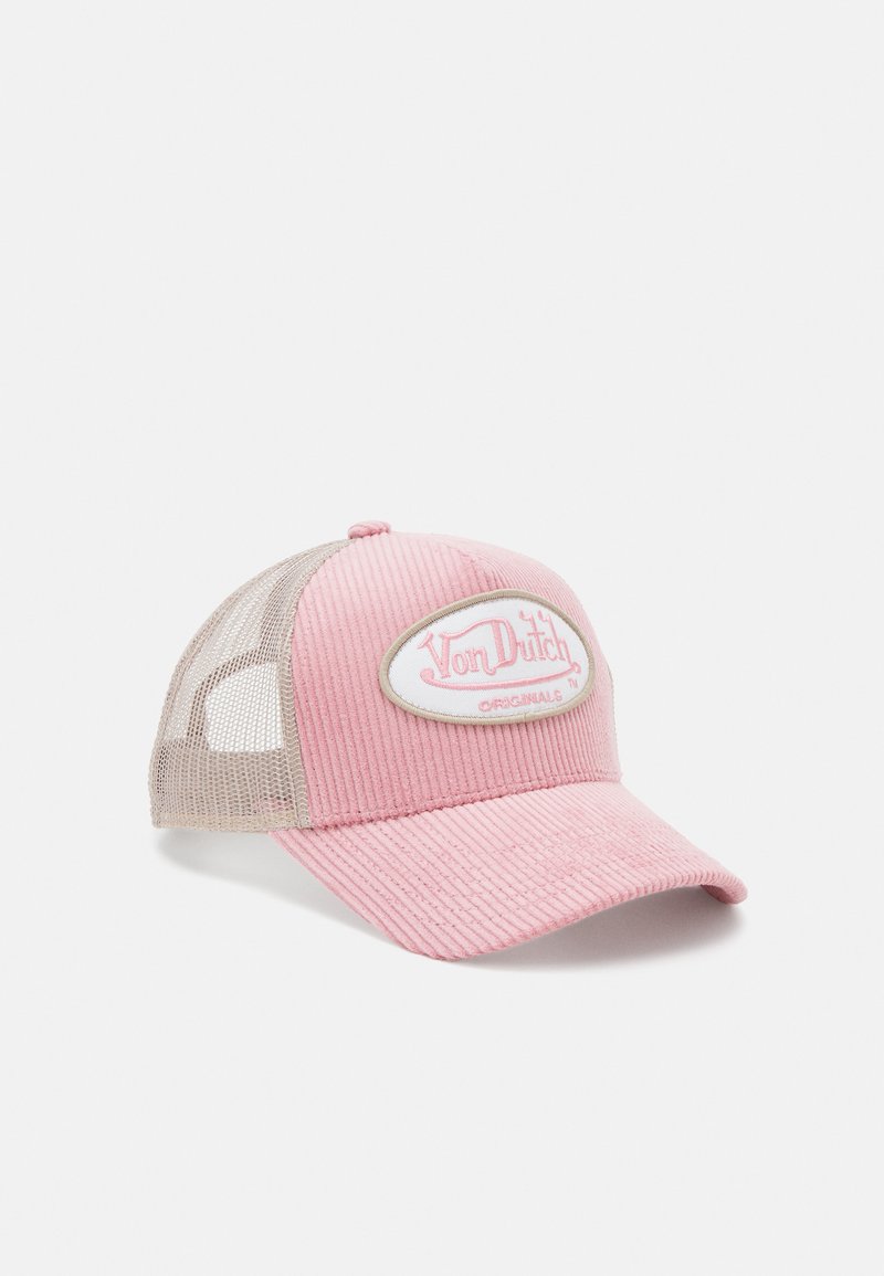 Von Dutch TRUCKER BOSTON UNISEX - Kepuraitė - pink/beige