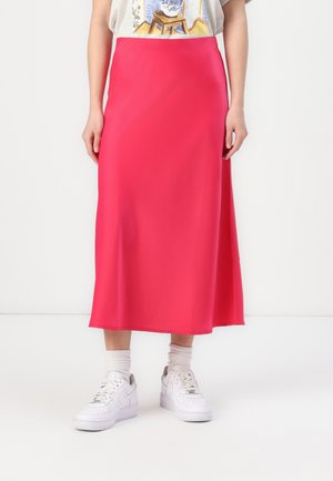 YASPELLA MIDI SKIRT - A-line skirt - raspberry sorbet