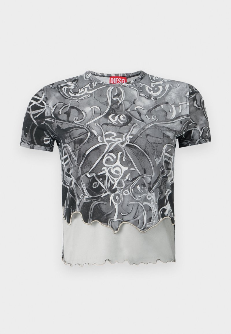 Diesel Blouse zilverkleurig