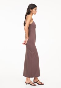 PULL&BEAR MIDI - Haljina od žerseja - light pink