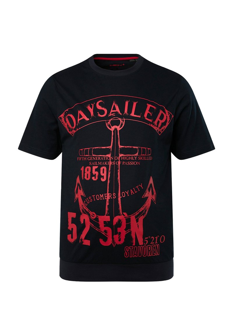 Route North Coast 500 Hommes T-Shirt Noir Col Rond Men
