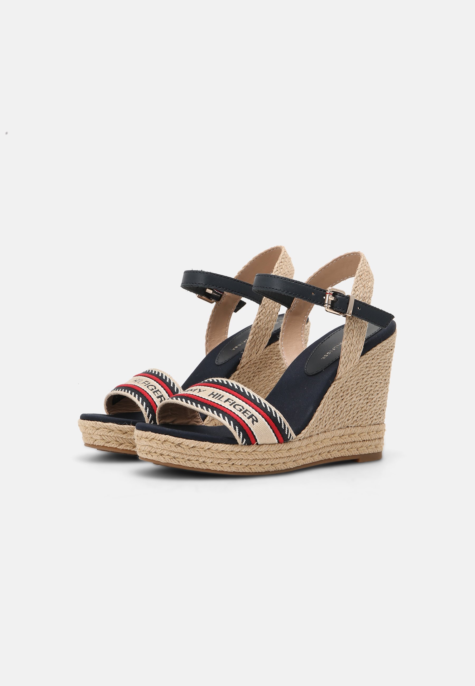Tommy Hilfiger ARTISANAL - Sandalias con plataforma - desert sky/azul  marino - Zalando.es