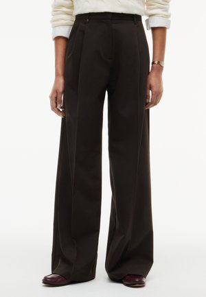 Tommy Hilfiger, WIDE LEG - Pantalones - chocolate