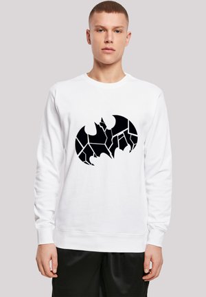 DC COMICS BATMAN LOGO SHATTERED - Långärmad tröja - white