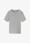 RUNDHALS - Nachtwäsche Shirt - grau