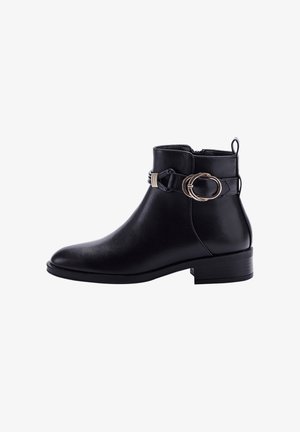 Elara, Bottines de cowboy / motard - schwarz