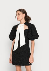 Sister Jane FAUNA JACQUARD MINI DRESS - Vestido de cocktail / Vestido de festa - black
