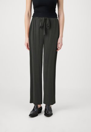 ONLHANNAH PANTS  - Tygbyxor - black