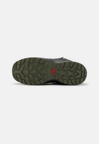 Salomon OUTWAY MID WATERPROOF UNISEX - Zapatillas de senderismo - phantom/black/safety yellow