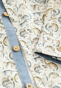 Next LONG SLEEVE AND BOW TIE SET - Pluus - white all over print dinosaur