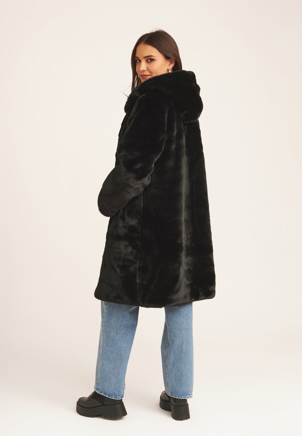 HOODED LONGLINE - Winter coat4