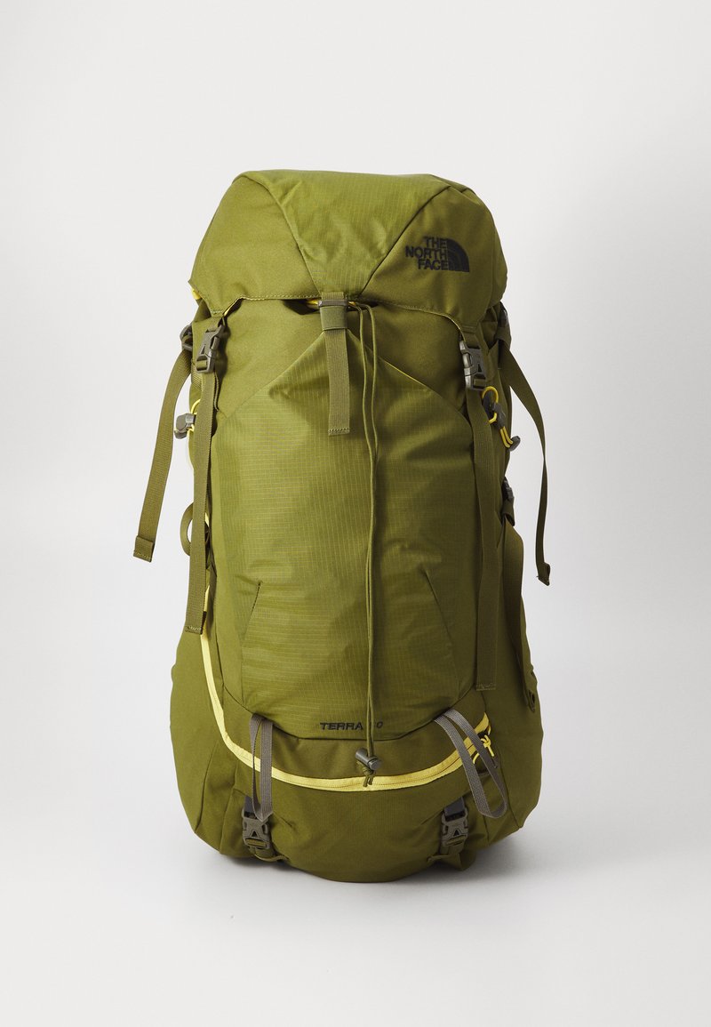 The North Face TERRA 50L TEENS HIKING BACKPACK UNISEX - Hiking rucksack - forest olive-new taupe green-npf