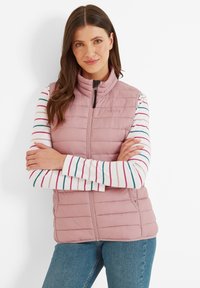 TOG24 GIBSON - Waistcoat - faded pink