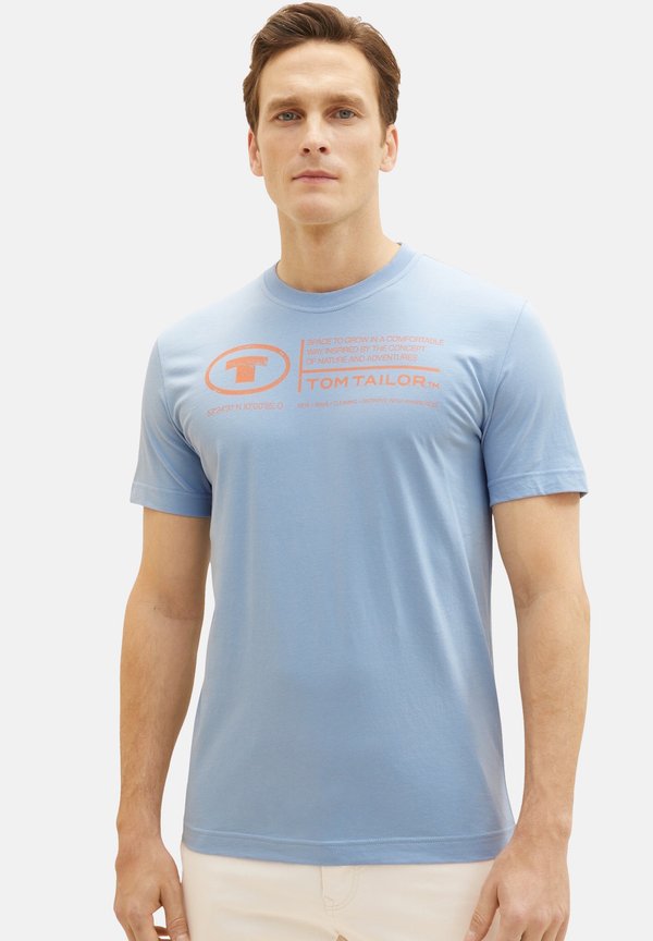 T-Shirt print - hellblau