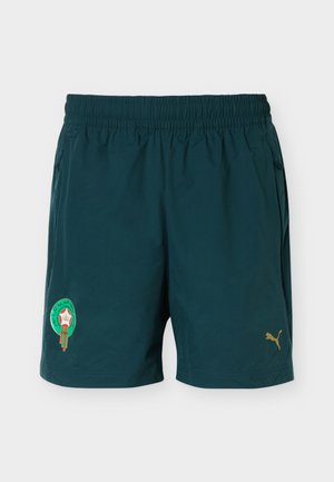 Puma Sportiniai šortai - green terrain-victory gold