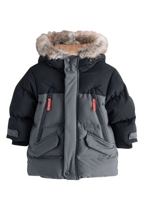 Next REGULAR FIT - WARM PADDED - Geacă - black grey