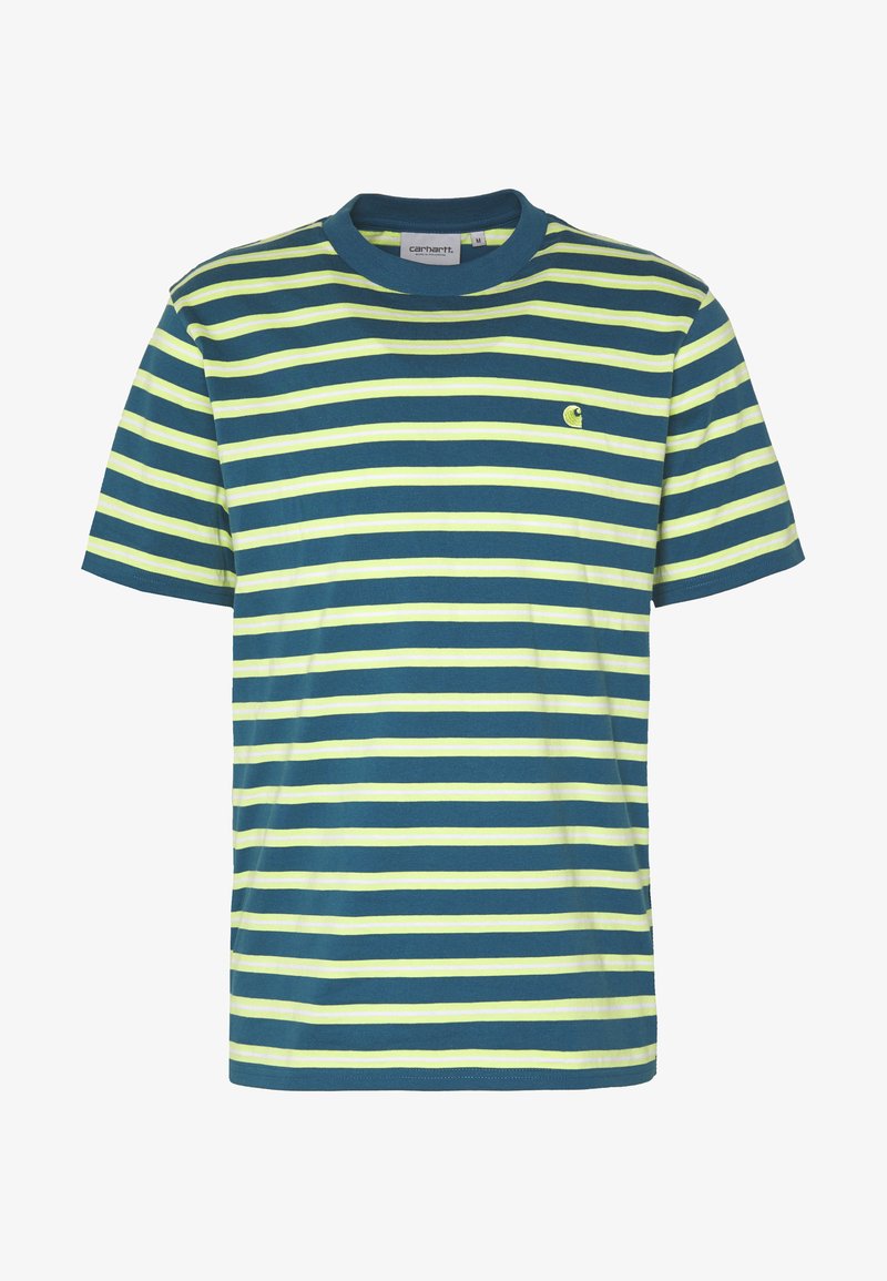 trolebús Desigualdad imagen Carhartt WIP OAKLAND - Camiseta estampada - oakland stripe, moody blue / lime/azul - Zalando.es trolebús Desigualdad imagen Carhartt WIP OAKLAND - Camiseta estampada - oakland stripe, moody blue / lime/azul - Zalando.es