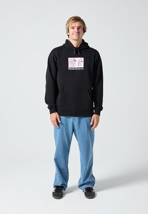 MELTDOWN HOOD - Športni pulover - black