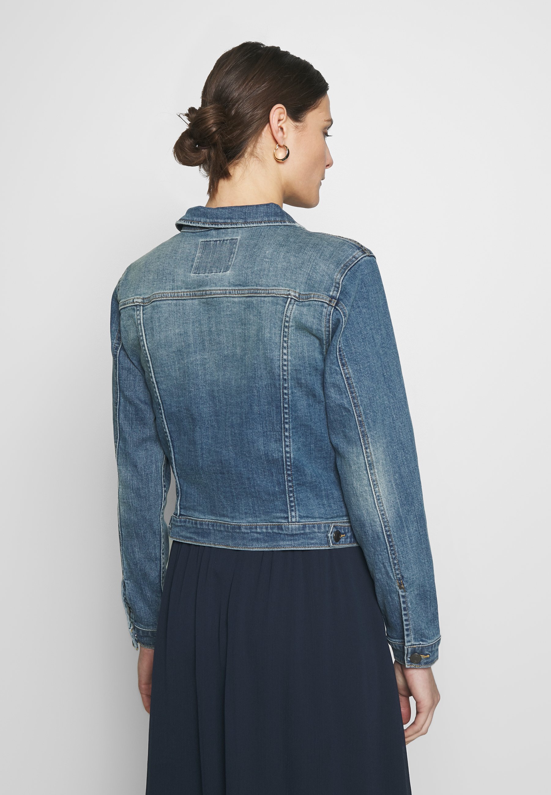 Freequent ROCK Jeansjakke vintage blue denimmørkeblå Blå Rock Dongerijakke | FREEQUENT | Jeansjakker | Miinto.no