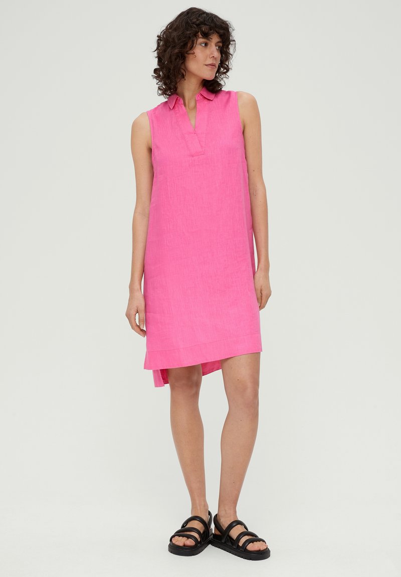 s.Oliver V AUSSCHNITT - Blusenkleid - pink