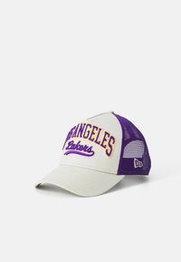 NBA EFRAME TRUCKER UNISEX - Șapcă - stone/lilac