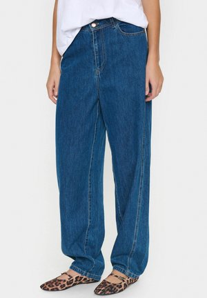 Saint Tropez JOANNSZ - Relaxed fit jeans - medium blue denim