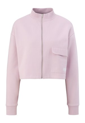 QS IM BOXY FIT - Sweater met rits - zartrosa