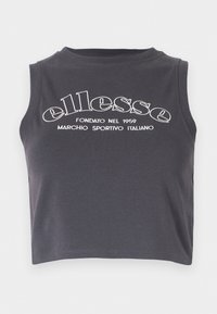 BRIXEN CROP - Top - dark grey