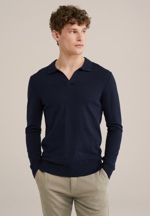 Long sleeved top - navy blue