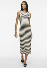 VILA ÄRMELLOSES - Robe pull - birch