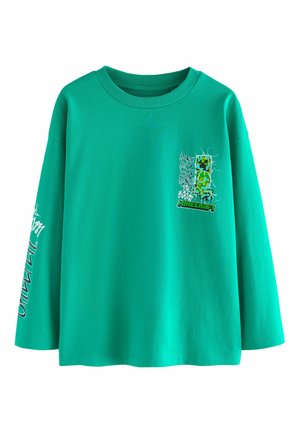Next, REGULAR FIT - MINECRAFT LONG SLEEVE - T-shirt à manches longues - green